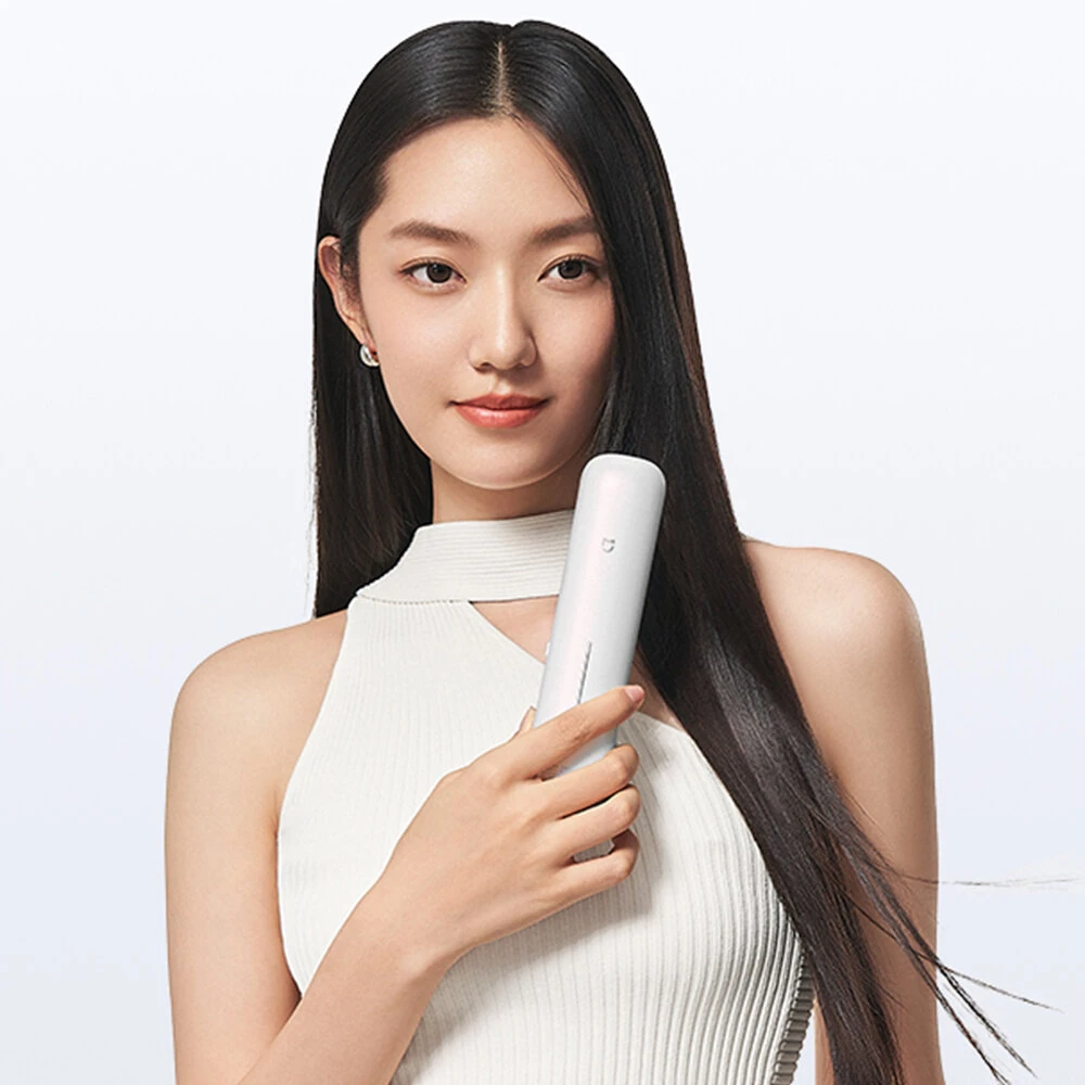 (image for) XIAOMI Mijia Wireless Straight Hair Comb Negative Ion Adjustable Temperature Lightweight Portable Hair Care Styling Comb
