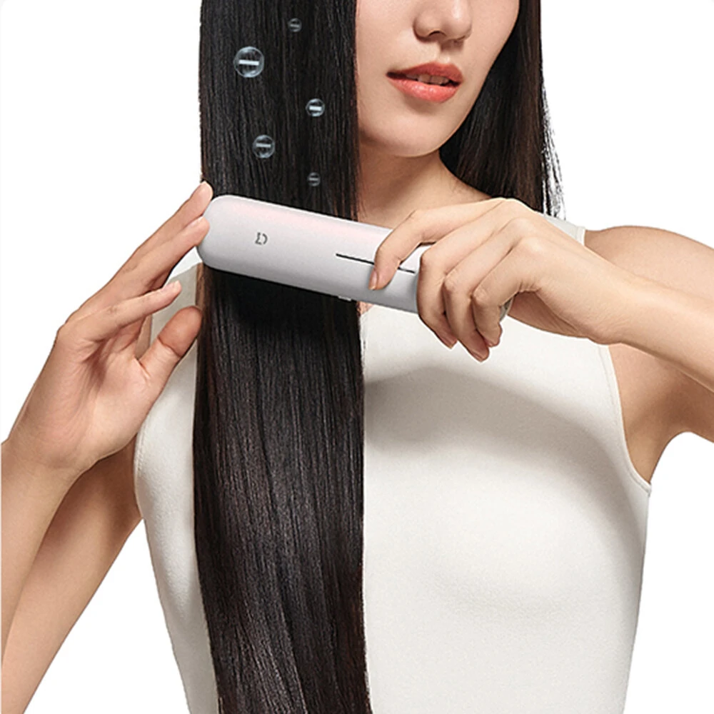 (image for) XIAOMI Mijia Wireless Straight Hair Comb Negative Ion Adjustable Temperature Lightweight Portable Hair Care Styling Comb